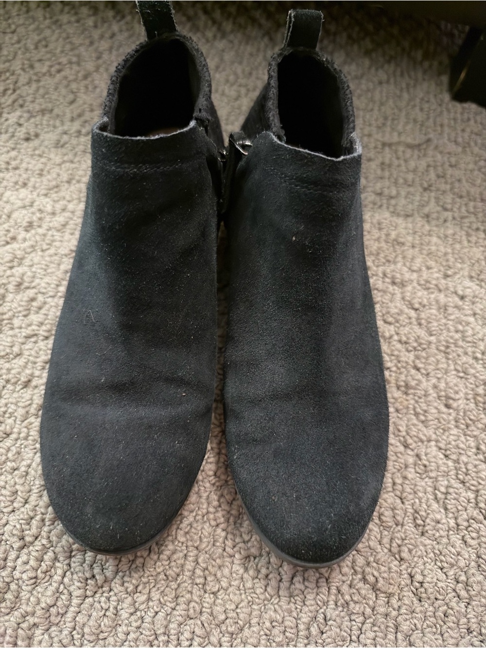 Tom’s Women's Black Suede Ankle Boots
